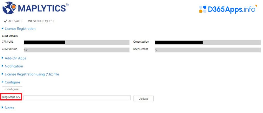 CRM data visualization on interactive map in Maplytics