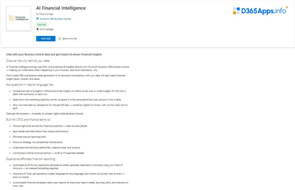 Top AI and Machine Learning Dynamics Apps AI Financial Intelligence