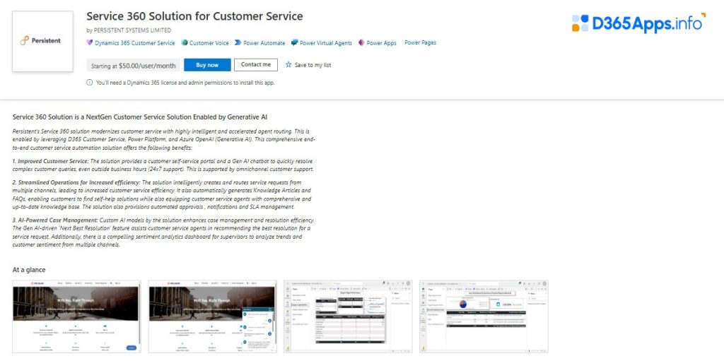 Top AI and Machine Learning Dynamics Apps Service 360 Solution