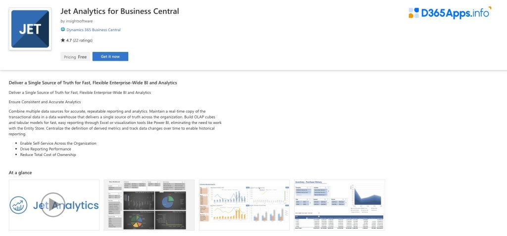 Top Analytics MS Dynamics Apps Jet Analytics for Business Central