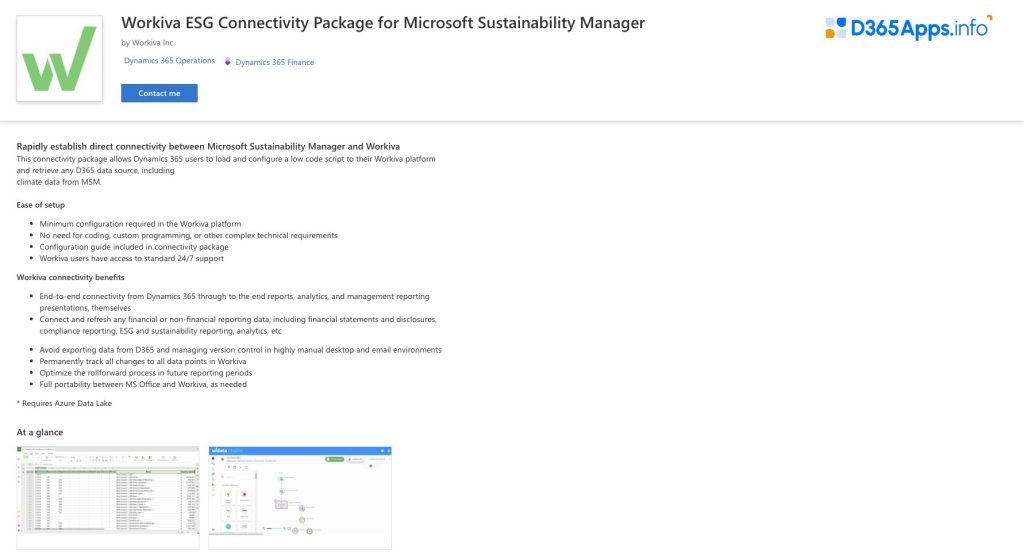 Dynamics-Apps-Workiva-ESG-Connectivity-Package