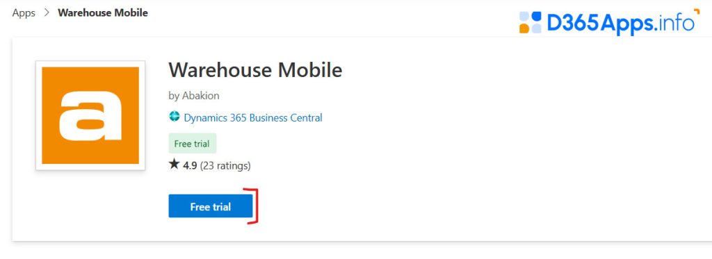 Warehouse Mobile for MS Dynamics App Review  AppSource Mobile Listing