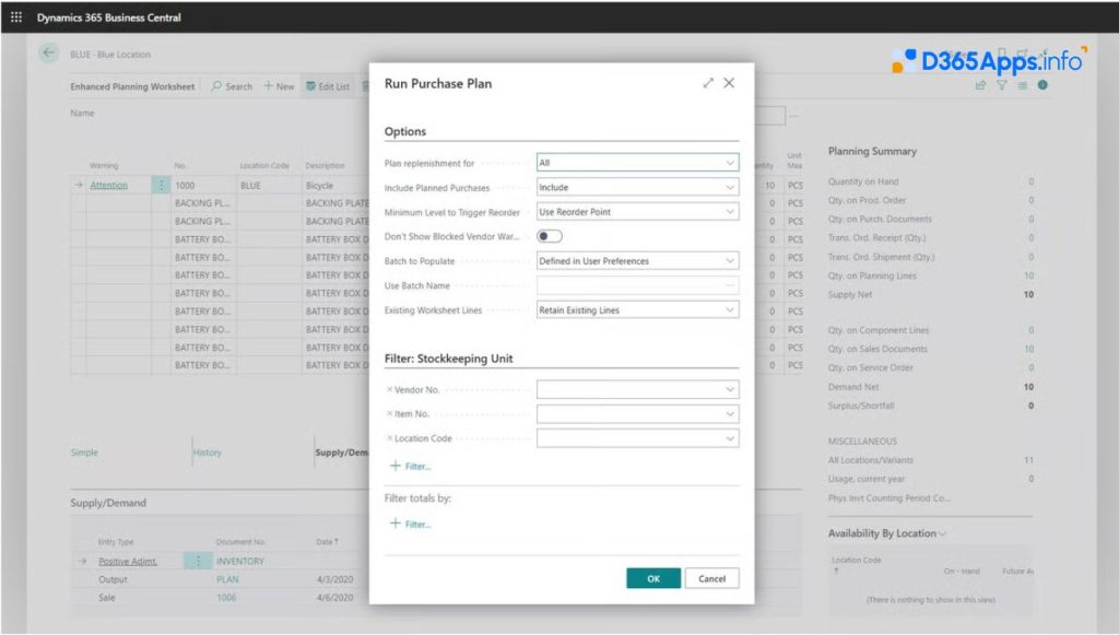 enhanced planning worksheet app review Procurement automation