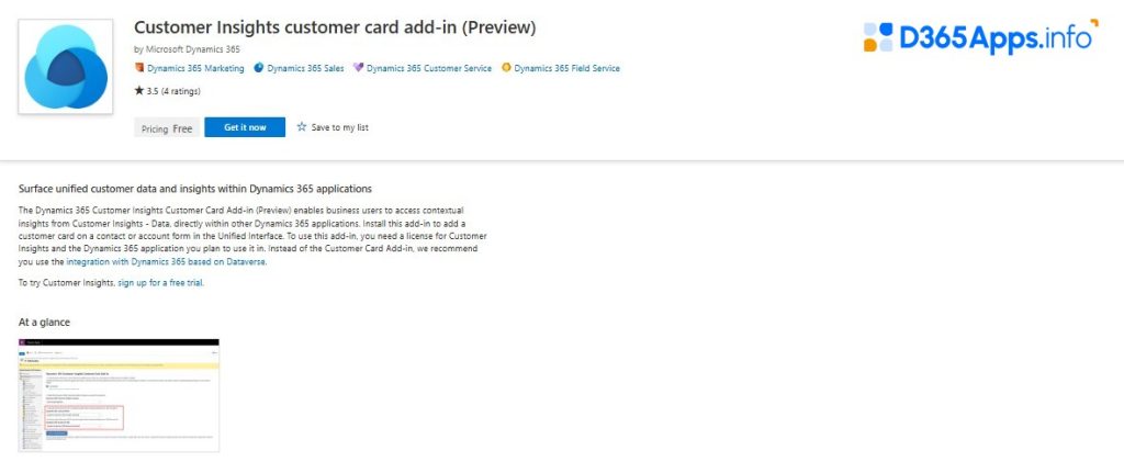 Top Customer Service Dynamics Apps Customer Insights Customer Card Add-in