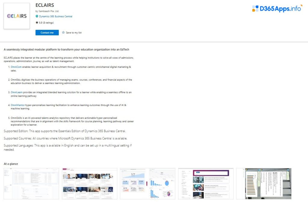 Top Dynamics Apps for Education  ECLAIRS