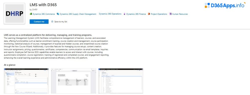 Top Dynamics Apps for Education LMS with D365