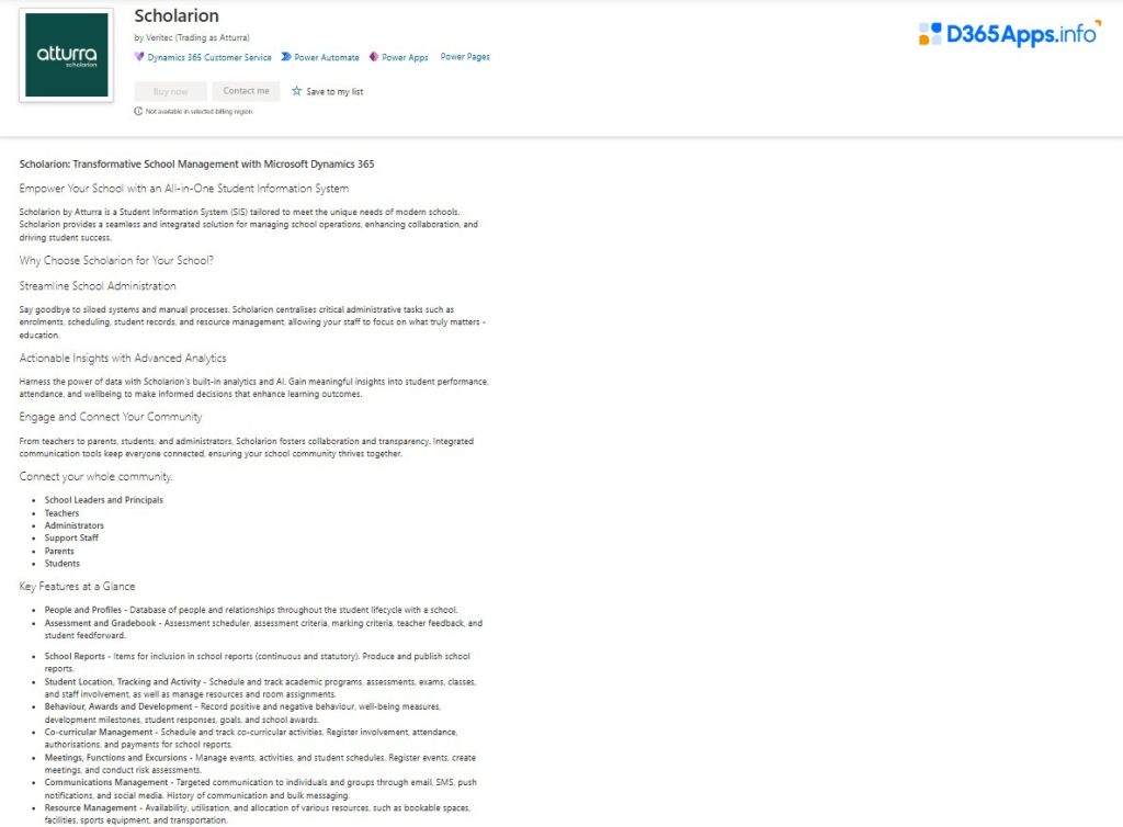 Top Dynamics Apps for Education Scholarion