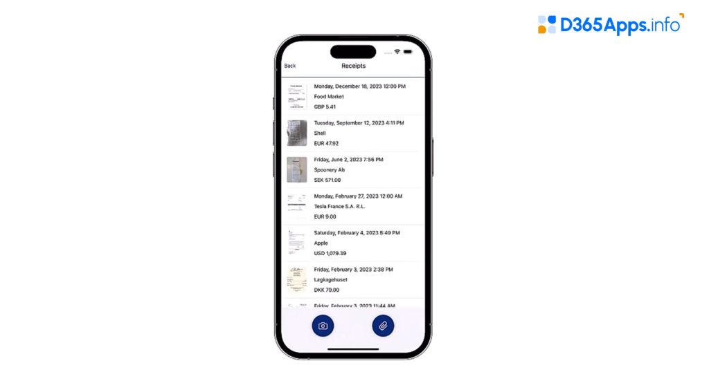 continia expense management dynamics app review Mobile and web interfaces