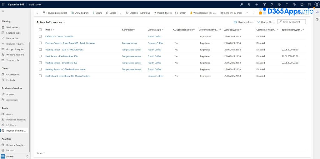 dynamics 365 field service implementation Device Management