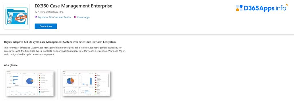 Top Dynamics Apps for Defense Intelligence Industry DX360 Case Management Enterprise