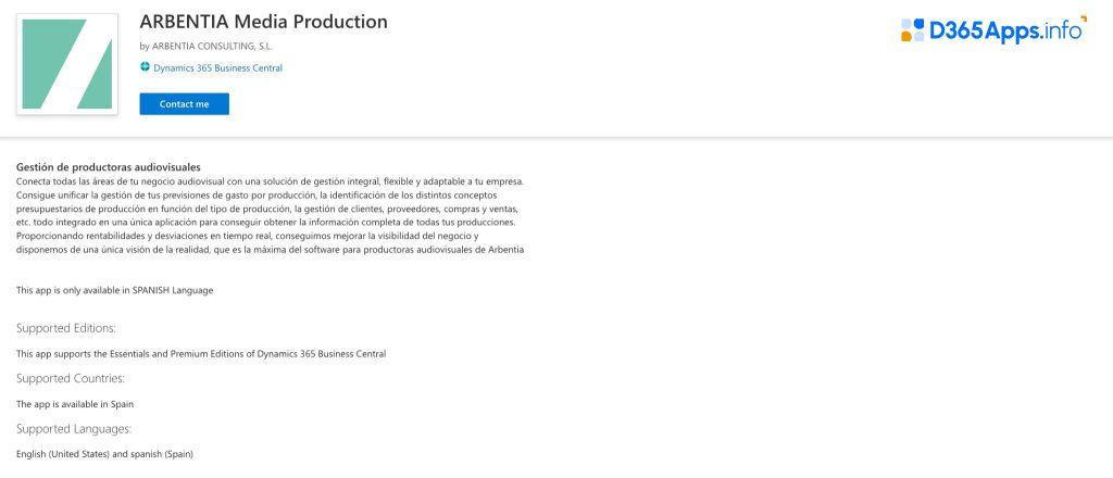 Top Dynamics Apps for Telecommunications & Media Industry ARBENTIA Media Production