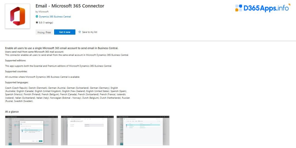 Top IT and Management Tools Dynamics 365 Apps Email – Microsoft 365 Connector