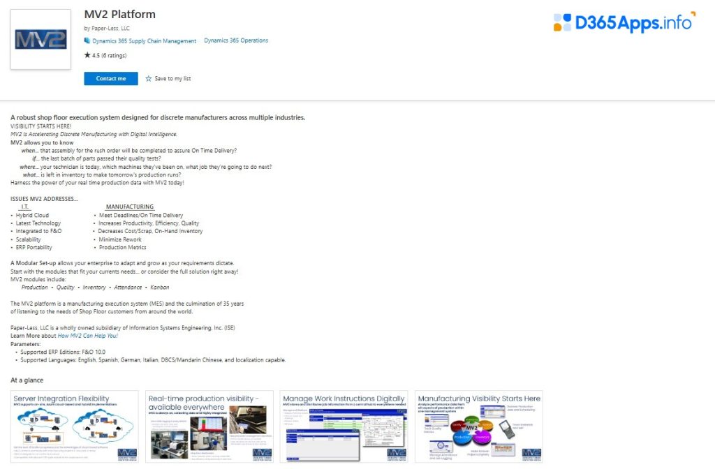 Top Internet of Things Dynamics 365 Apps MV2 Platform