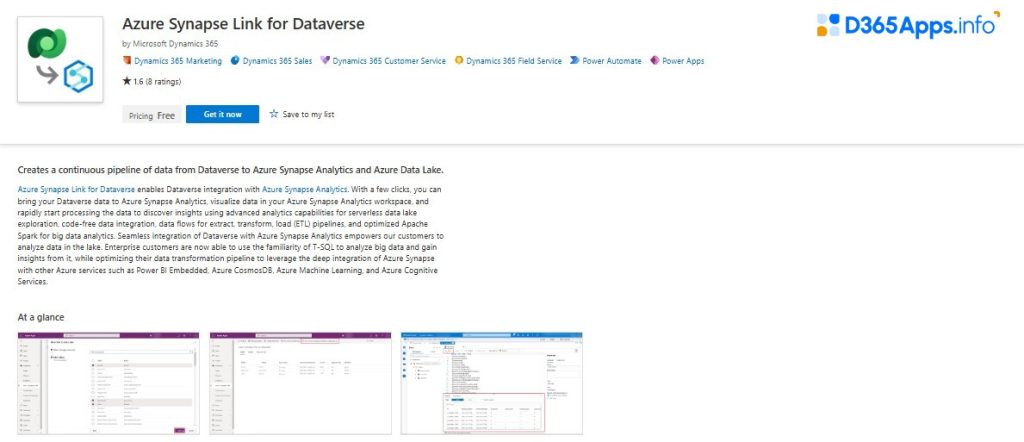 Top Marketing Dynamics 365 Apps Azure Synapse Link for Dataverse