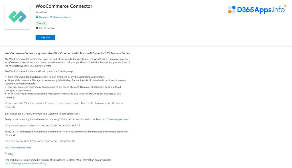 Top Sales Dynamics 365 Apps WooCommerce Connector